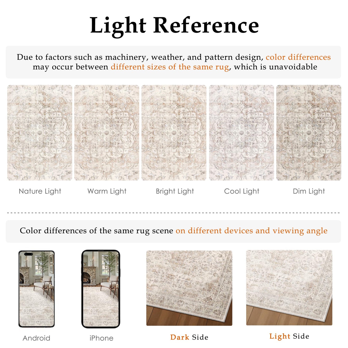 HUGEAR 2x3 Entryway Area Rug Vintage Beige Small Rug Machine Washable Door Mat Neutral Floral Low Pile Carpet Vacuumable Thin Throw Rug Entrance Kitchen Bathroom Bedroom Non Slip Lightweight