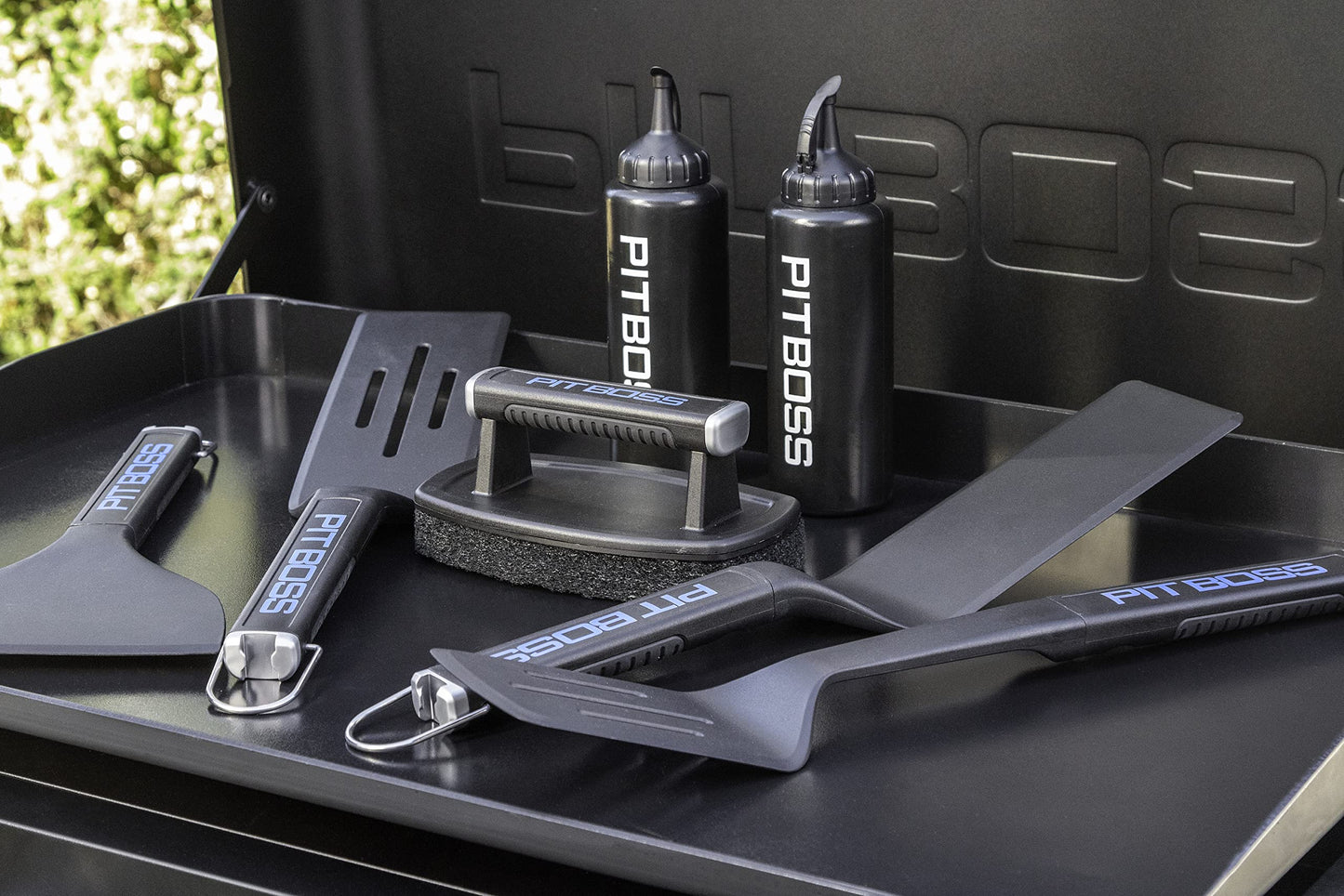 Pit Boss Ultimate Griddle Tool Kit 5-Piece, Black
