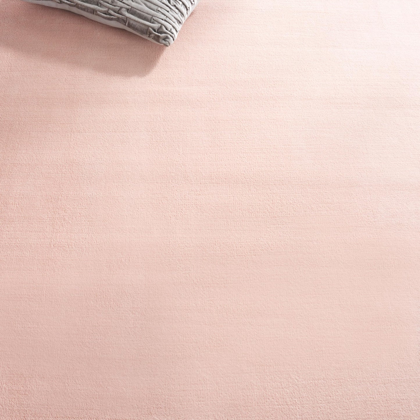 SAFAVIEH Washable Rug Loft Collection - 6' Square, Peach, Slip Resistant & Easy Cleaning, Ideal for Living Room, Bedroom, Home Office, Nursery, Kids Playroom, Dining Space (LFT315C)