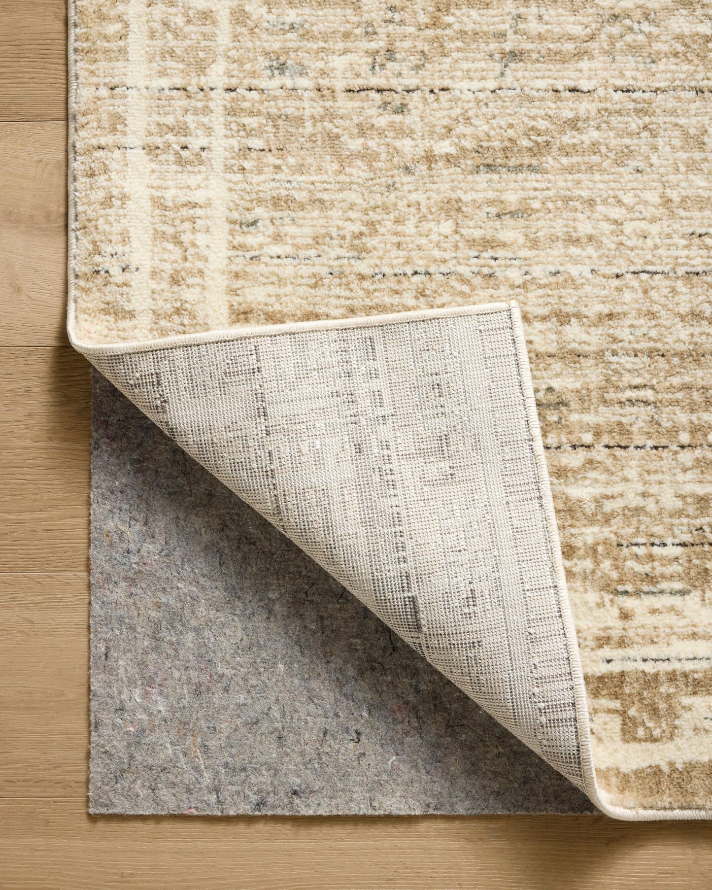 Loloi Jeremiah Brent Bleecker Collection BLE-07 Khaki/Natural 4'-0" x 6'-0" Accent Rug