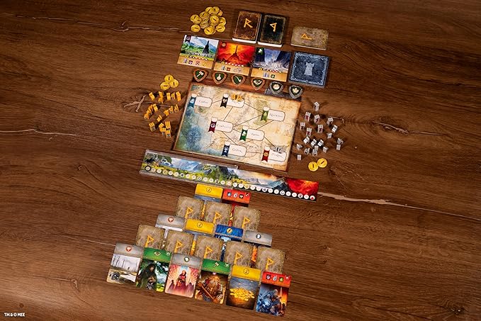 Asmodee The Lord of The Rings: Duel for Middle-Earth Board Game - Epic Strategy Game of Power and Conquest for Kids and Adults Ages 10+ 2 Players 30 Minute Playtime