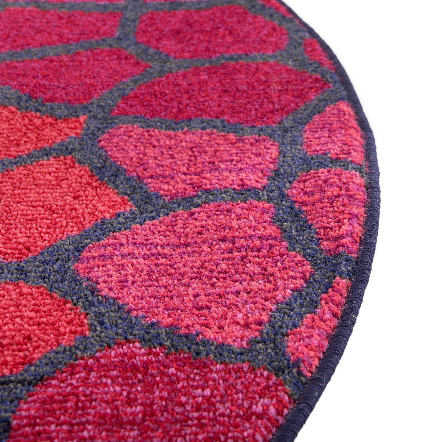 Rugs.com - Hyacinth Rug – 8 Ft Round Multi Washable Rug – Vibrant Mosaic Design for Playrooms, Nurseries, and Kids Bedrooms
