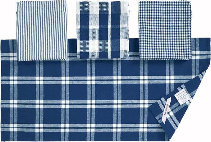 LANE LINEN 100% Cotton Kitchen Dish Cloths, Ultra Soft Absorbent Quick Drying