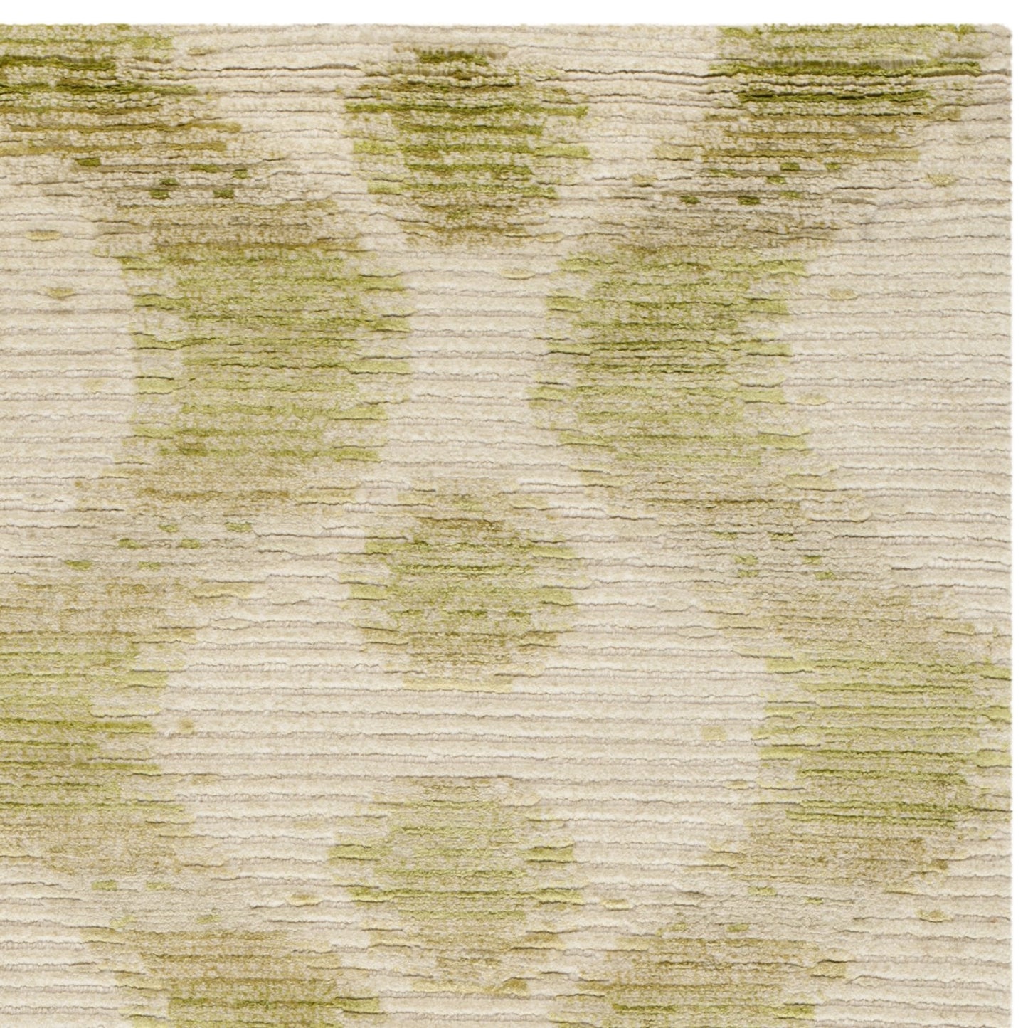 Martha Stewart x SAFAVIEH Area Rug Collection - 5'6" x 8'6", Ginkgo, Handmade Silk & Wool, Ideal for Living Room, Bedroom, Office, Dining Space (MSR5429B)