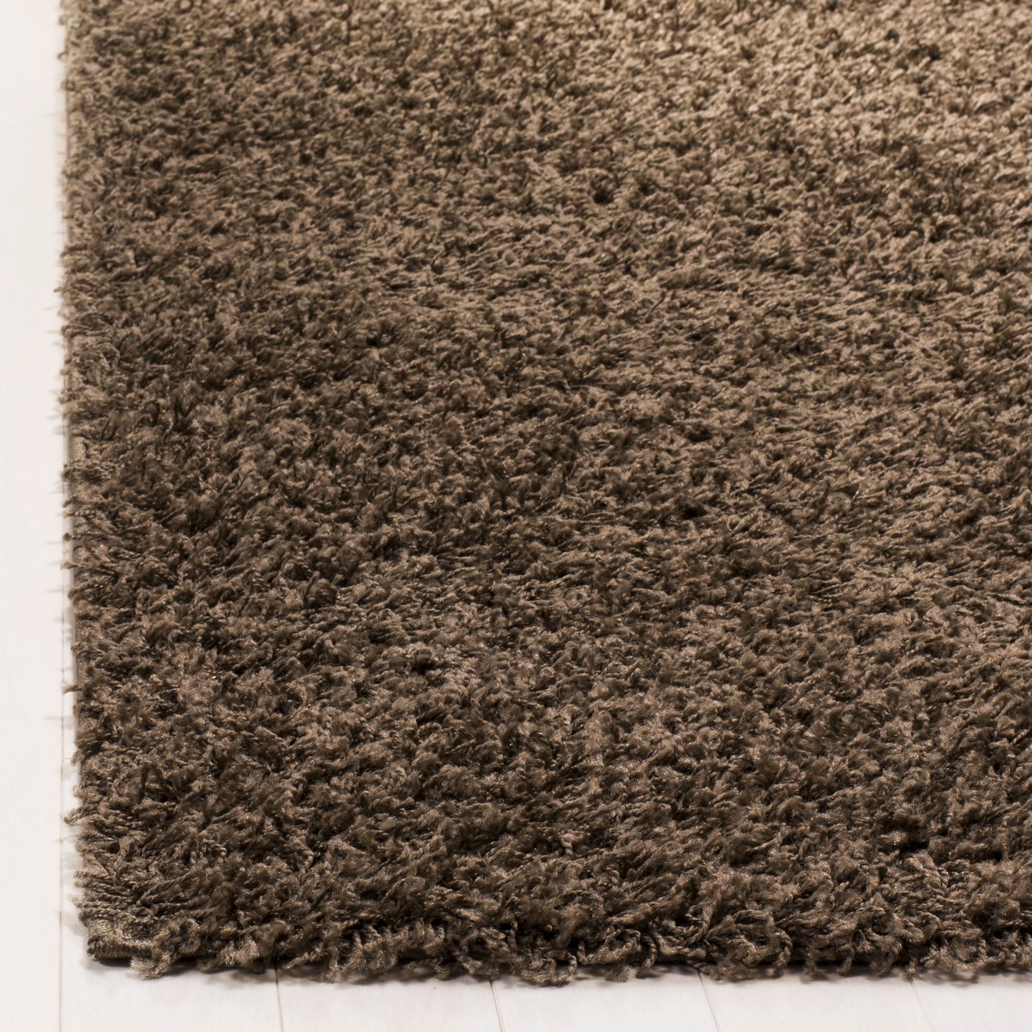 SAFAVIEH Area Rug 9x12 - Athens Shag Collection - Large - Taupe, Non-Shedding & Easy to Clean, Ideal for Living Room, Bedroom, Dining Space (SGA119T)