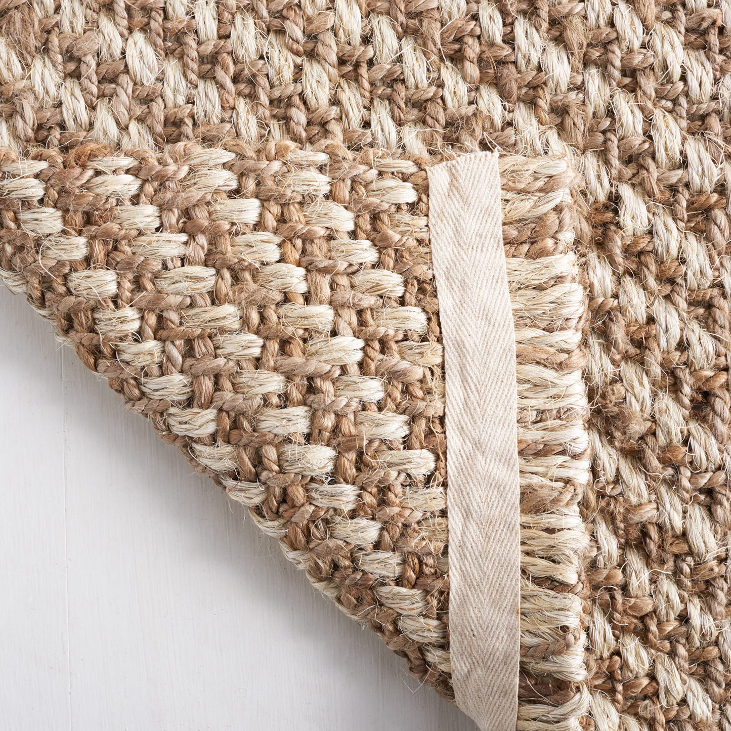 SAFAVIEH Natural Fiber Collection Area Rug - 5' x 8', Natural, Handmade Farmhouse Solid Sisal & Jute, Ideal for High Traffic Areas in Living Room, Bedroom (NF471A)