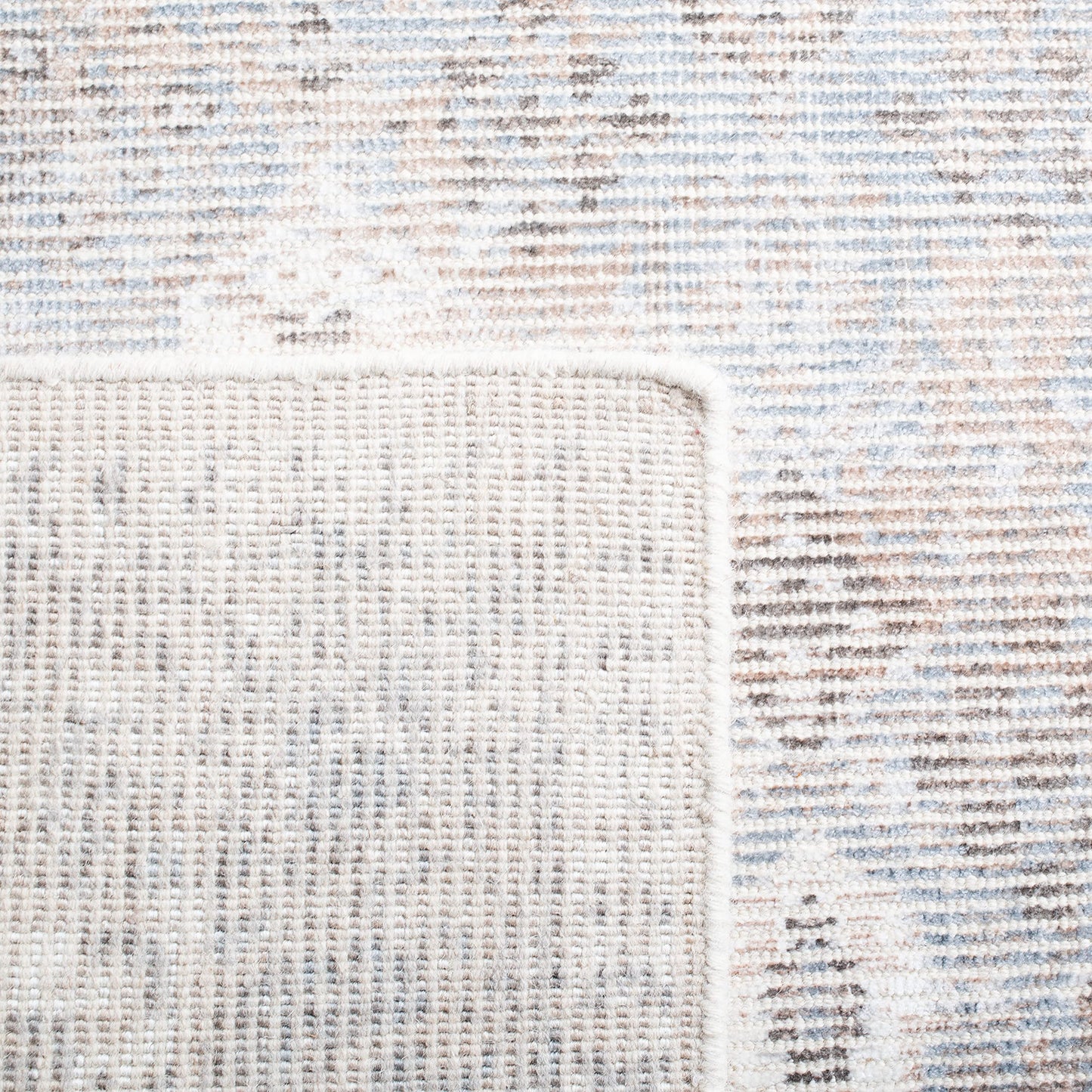 SAFAVIEH Restoration Vintage Collection Runner Rug - 2'3" x 9', Beige & Sand, Handmade Distressed Wool & Viscose, Ideal for High Traffic Areas in Living Room, Bedroom (RVT703B)