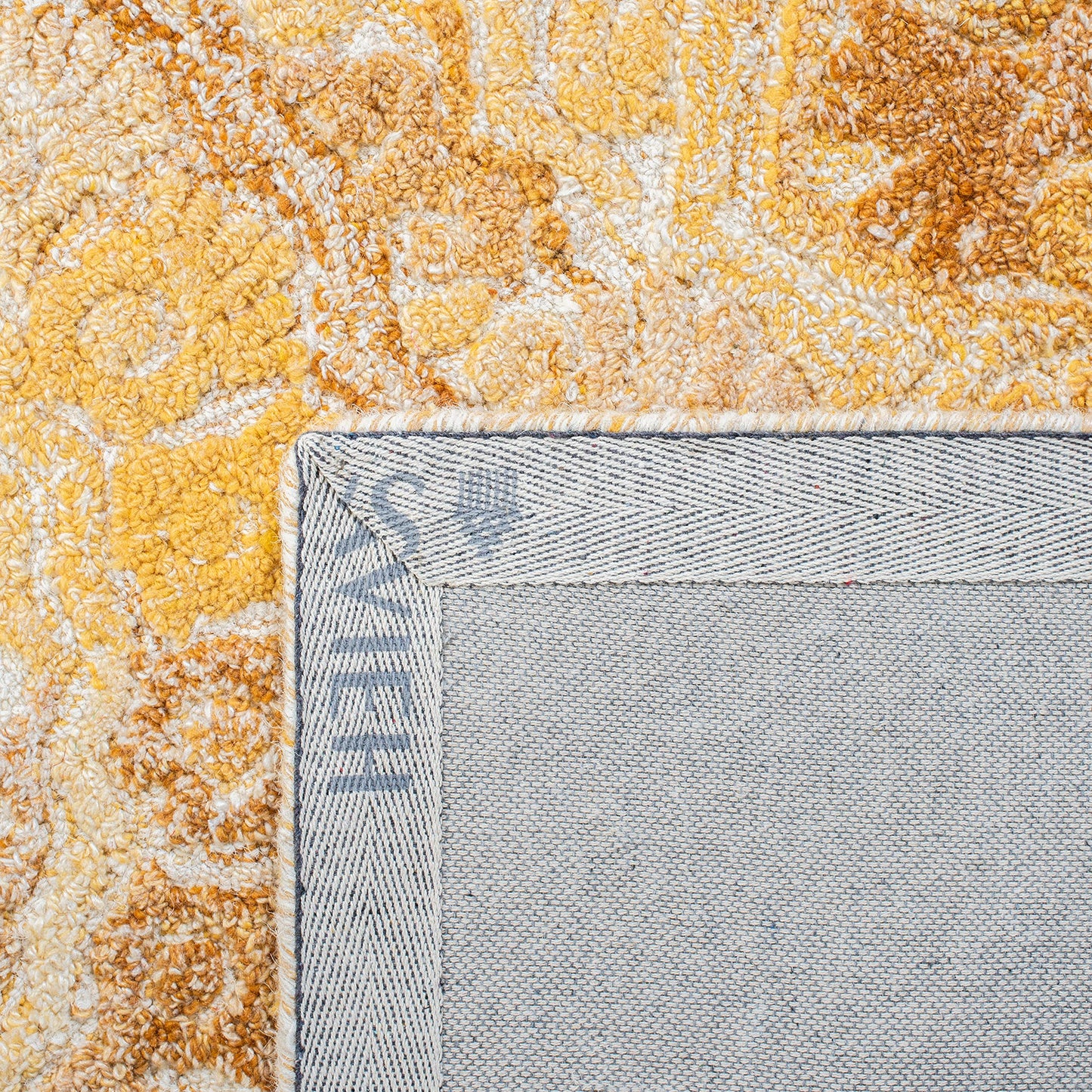 SAFAVIEH Marquee Collection Accent Rug - 3' x 5', Yellow & Ivory, Handmade Mandala Medallion Wool, Ideal for High Traffic Areas in Entryway, Living Room, Bedroom (MRQ110E)