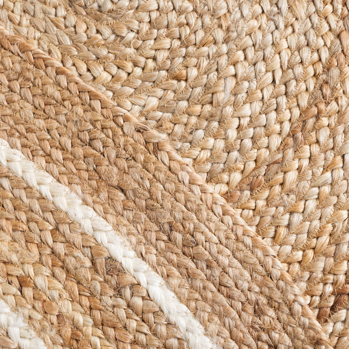 SAFAVIEH Natural Fiber Collection Area Rug - 5' x 8' Oval, Natural & Ivory, Flat Weave Farmhouse Border Jute Design, Ideal for High Traffic Areas in Living Room, Bedroom (NF812A)