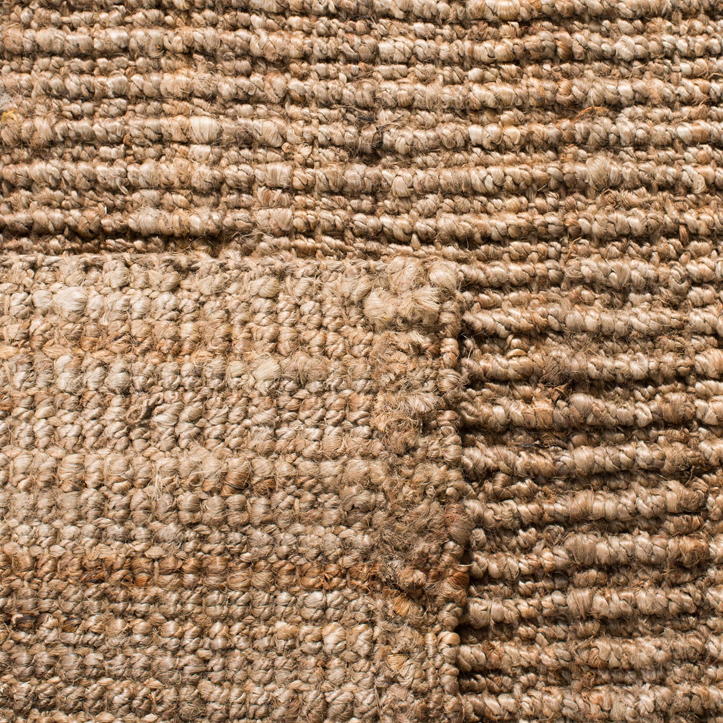 SAFAVIEH Natural Fiber Collection Runner Rug - 2'6" x 6', Natural & Grey, Handmade Jute, Farmhouse Style, Chunky Textured Thick Pile (NF447M)