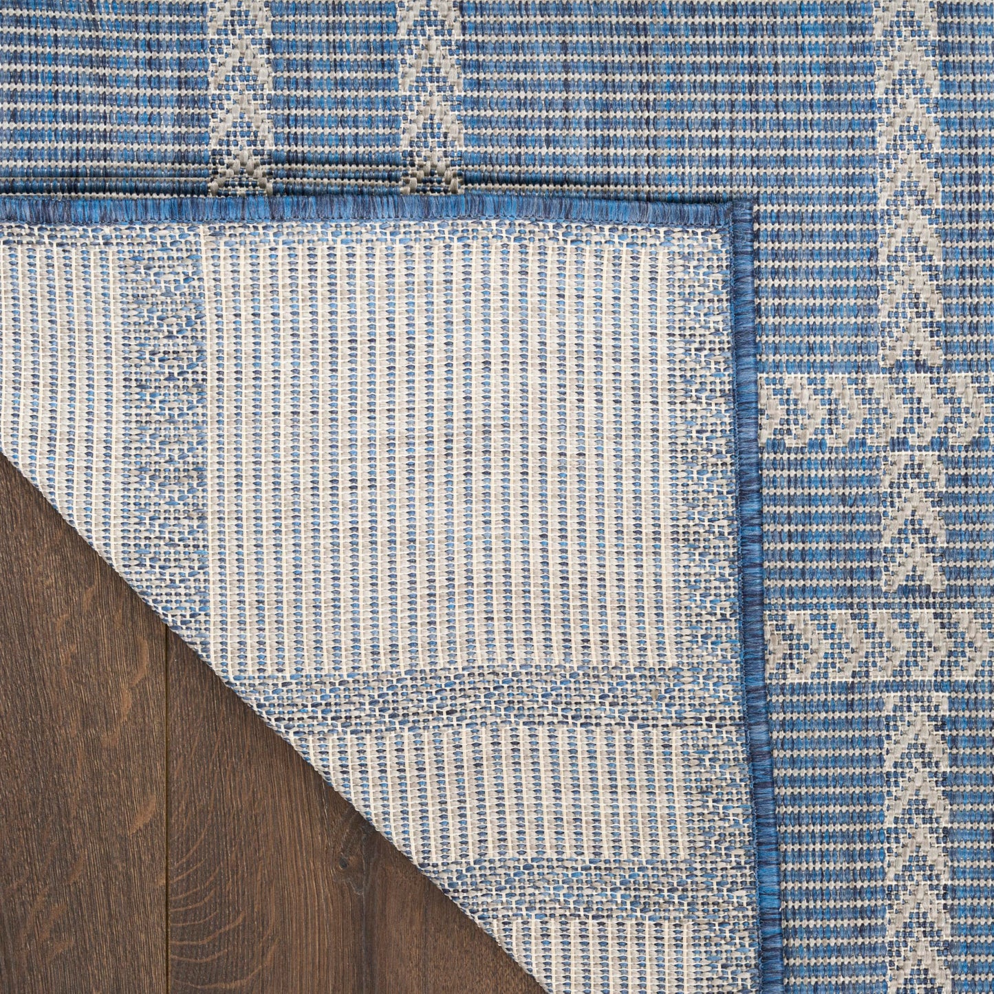 Nourison Home Horizon Indoor/Outdoor Navy 5' x 7' Area Rug - Easy Clean, Non Shedding, Bed Room, Living Room, Dining Room, Kitchen (5' x 7')