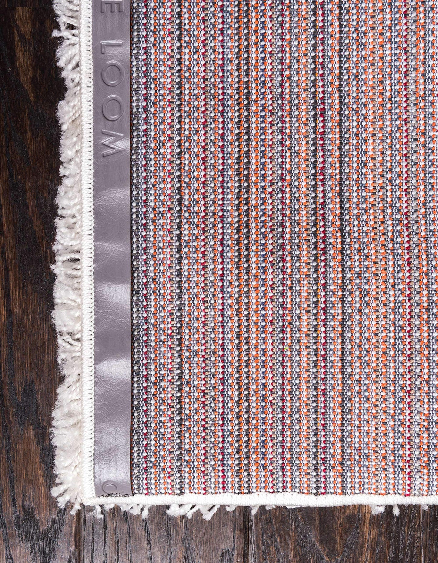 Unique Loom Solid Shag Collection Area Rug (8' x 10' Rectangle, Snow White)