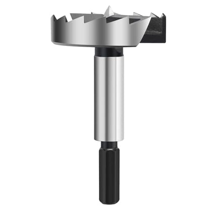 1-1/2 Inch Forstner Drill Bit for Woodworking, 1-1/2" Forstner Bit Wood Drill Bits for Holes, Hinge Cutter for Hard Wood, Plastic, Plywood HEX Shank