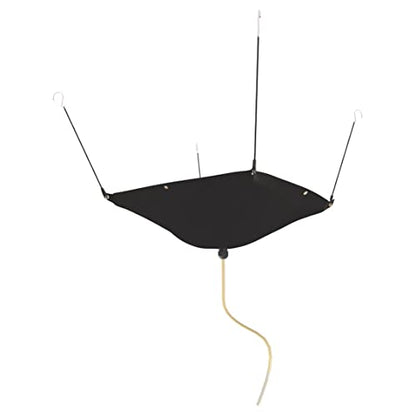 Ceiling Roof Leak Drip Diverter Tarp Heavy Duty Rain Diverter Kit for Roof with Drainage Black 10' x 10'