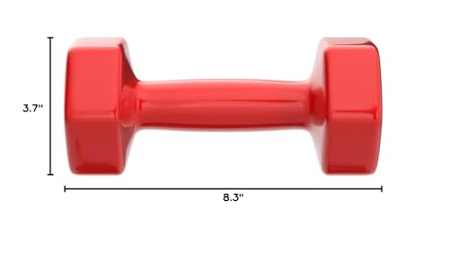 Amazon Basics Vinyl Coated Dumbbell Hand Weights