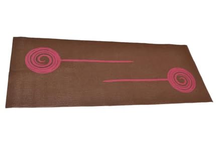 Bean Products Yoga Mat for Exercise - Non Slip Thick Comfortable Workout Floor Mat for Adults and Kids - Eco Friendly Foldable Yoga Mat for Yoga, Pilates, Gym and Stretching