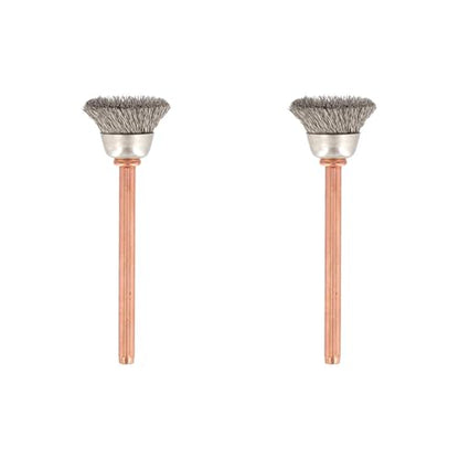 Dremel 531-02 Stainless Steel Brushes (2 Pack), 1/2" Diameter