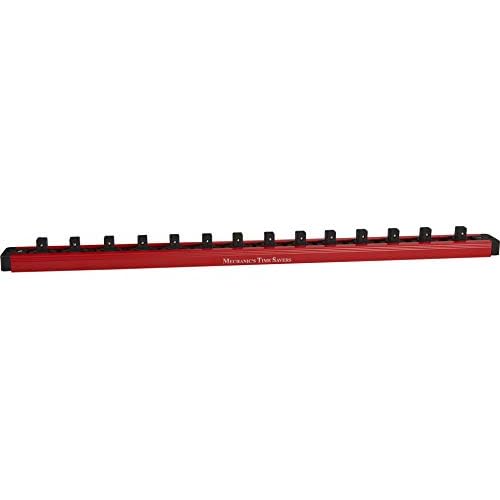 Mechanic's Time Savers Lock-A-Socket Tool Organizer: Magnetic Locking Socket Rack, 3/8" Drive Sockets