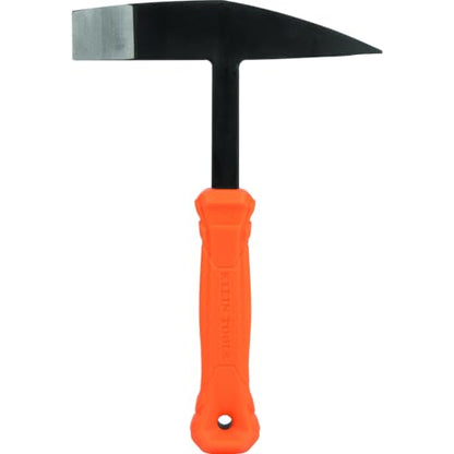 Klein Tools H80612 Welding Chipping Hammer, 10-Ounce Steel Head Slag Hammer with Shock Reduction Heat-Resistant Nylon Grip Handle, 7-Inch