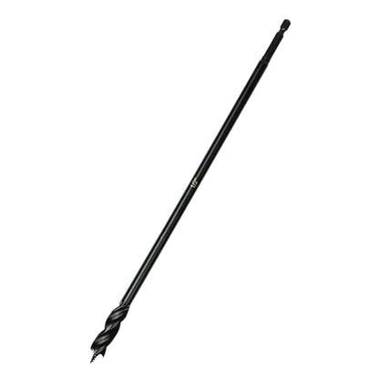 Greycore Tools 1/2 Inch x 12 Inch 3-Flute Auger Bit, Wood Drill Bit for Hard and Soft Wood, 1/4¡± Quick Change Shank, Woodworking Auger Bits (1/2¡± x 12¡± Auger)