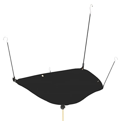 Ceiling Roof Leak Drip Diverter Tarp Heavy Duty Rain Diverter Kit for Roof with Drainage Black 10' x 10'