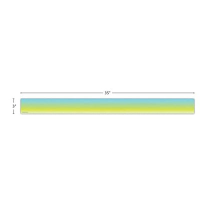 Teacher Created Resources Aqua and Lime Color Wash Straight Border Trim