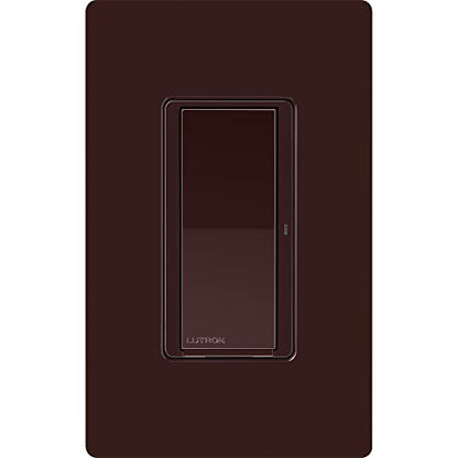 Lutron Claro Smart Light Switch for Caseta Lighting, for LED Lights, Fans, 5 Amp, Single-Pole/3-Way, Neutral Required, DVRF-5NSS-WH-2, White, 2 Pack