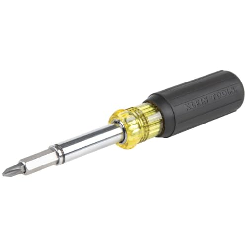 Klein Tools 80045 Screwdriver and Nut Driver Tool Kit, Includes Magnetic 11 in 1, Multi-Bit Stubby and Electronics Screwdrivers, 3-Piece