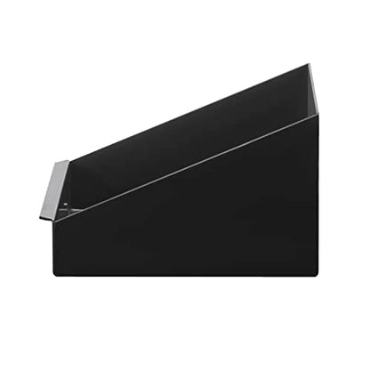 Extreme Max 5001.6128 Rag in a Box Wall-Mount Aluminum Dispenser Storage Rack Organizer for Enclosed Race Trailer, Shop, Garage, Storage - Black