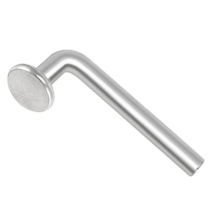 HOIGON 100 PCS M8 Universal Pallet Rack Drop Pin, Round Head Pallet Rack Safety Bolts, Strong Universal Pallet Rack Safety Pin for Warehouse, Home DIY Pallet Racks Shelving Units, 2.56 x 0.31 Inch