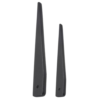 HARFINGTON 2 PCS Morse Taper Drift Key Carbon Steel Drill Chuck Sleeve for MT1-MT2 Removes Morse Taper Adapter