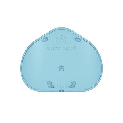 Shield, Blue, Compatible with Envo Mask N95 Respirator, Protective & Lightweight Physical Barrier, Clip Fastener, Standard, Sleepnet (70003-01)