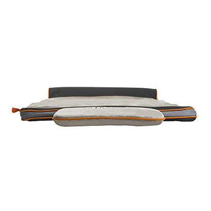 HoMedics Body Flex Back Stretching Mat with Heat, 6 Stretching Programs and 3 Intensity Levels with Removable Memory Foam Pillow for Full Body Coverage, Portable for Yoga, Athletes, Home Gym