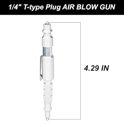 Kodilin 5Pcs 1/4"I/M Type Plug Air Blow Gun,Adjustable Pocket Blow Gun