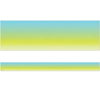 Teacher Created Resources Aqua and Lime Color Wash Straight Border Trim