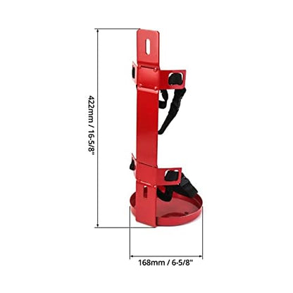 QWORK Fire Extinguisher Bracket, 2 Pack Heavy Duty Metal straps, Box Type, 10 lb Capacity