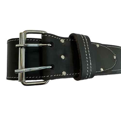 LAUTUS 2 1/2 Inch Heavy Duty Top Grain 100% Pure Leather Tool Belt For Construction, Farmers, Handyman Work Wide Belt | Extra Long 33 Inches to 56 Inches