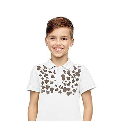 CRASPIRE Leopard Sleeve Stencil 2pcs Leopard Print Template Reusable Leopard Bleached Shirt Acrylic Sleeve Stencil Fan Shaped for Painting Baking DIY Crafts Wall Furniture