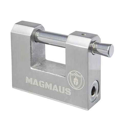 Magmaus¢ç RTL70 [Armoured] High Security Padlock ? Heavy Duty Container Lock with 0.70¡± Shackle Clearance & 0.39¡± Thick Bolt ? Weatherproof Outdoor Lock for Storage Unit, Shed, Gate, Garage - 3 Keys