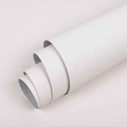 White Wallpaper Peel and Stick, Material Thickened Contact Paper, Self Adhesive Removable Wall Paper for Wall Decoration Rooms Kitchen Countertop Cabinet Modern Vinyl Wrap 17.7" x 118"