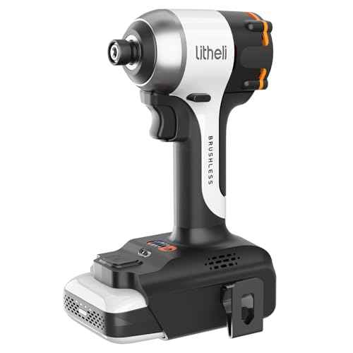 Litheli 20V Cordless Impact Driver Kit, 2035 in-lbs Max Torque, 1/4 in. Hex Power Drill/Driver with Battery (Charger not Included)