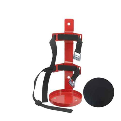 Fire Extinguisher Mount,Wall Hanging Bracket,Fire Extinguisher Holder for Home, Car, RV, Truck, Mini Fire Extinguishers (5LB red 1Pcs)