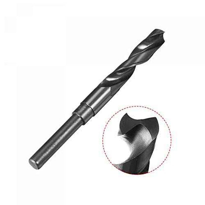 uxcell Metric Tap M16 x 1.5mm Pitch H2 Right Hand Thread, 14.5mm Drill Bit HSS 9341 Black Oxide with 1/2 Inch Straight Reduced Shank