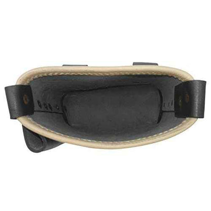 3850-BLK Bolt Bag with Spud Wrench Holder and Snap Holder | Ironworker Bolt Bag, Medium Size | Premium, Ultra Durable Buffalo Leather | Commercial Grade Sliding Tool Belt Accessory
