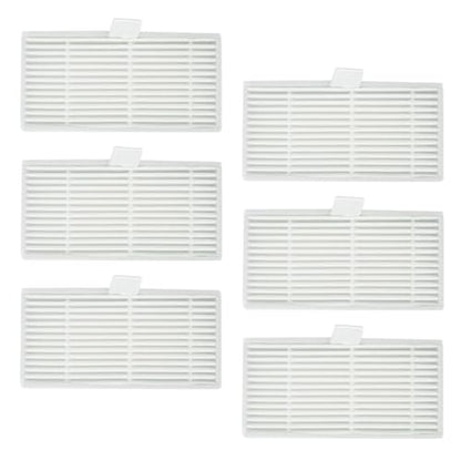 BBT BAMBOOST Filter Replacement Parts Fit for ZCWA BR150/BR151, MAMNV BR150/BR151, ONSON BR150/BR151 2-in-1 Robot Vacuum Cleaner, HEPA Filter Accessories(6 Pack)