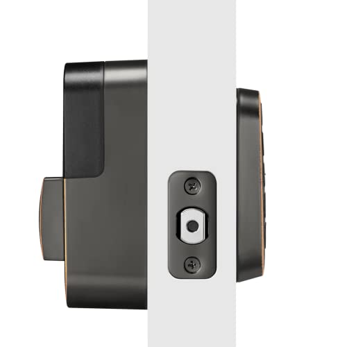Yale Security Assure Lock 2 Deadbolt, Black Suede Keyed Smart Entry Door Lock with Wi-Fi Connected Keypad for Code Entry and Remote Access, YRD410-WF1-BSP