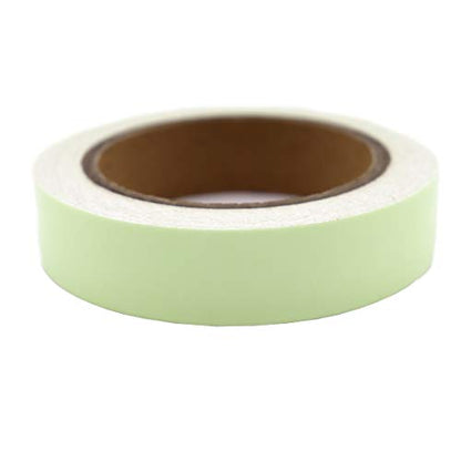 Glow in The Dark Tape, Neon Fluorescent Glow Tape, Halloween Glow Gaffer Duct Tape for photoluminescent Safety Egress Markers Stairs, Walls, Steps - 1 Inchx30 FT