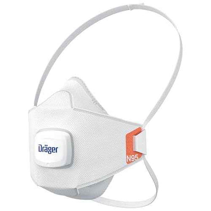 Dr?ger X-plore 1950 V N95 respirator mask with exhalation valve | NIOSH-approved respirator mask