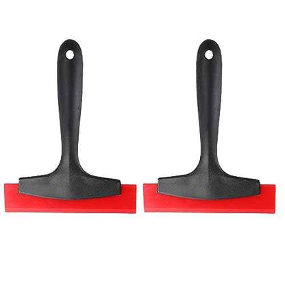 2PCS Multifunction Silicone Cleaning Scraper Squeegees Shovel Tile Gap Filling Tool Grout Scrapers Car Film Glass Water Snow Ice Trowel Remover