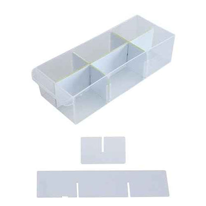 (64-Pack) Small Drawer Configurable Dividers compatible with Craftsman, ArtBin Craft Storage Cabinets, (64 Width + 12 Length Dividers), (Dividers Only)